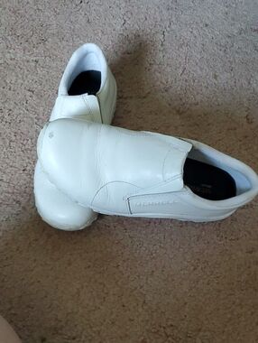 Merrell Men's White Slip-On Leather Loafers